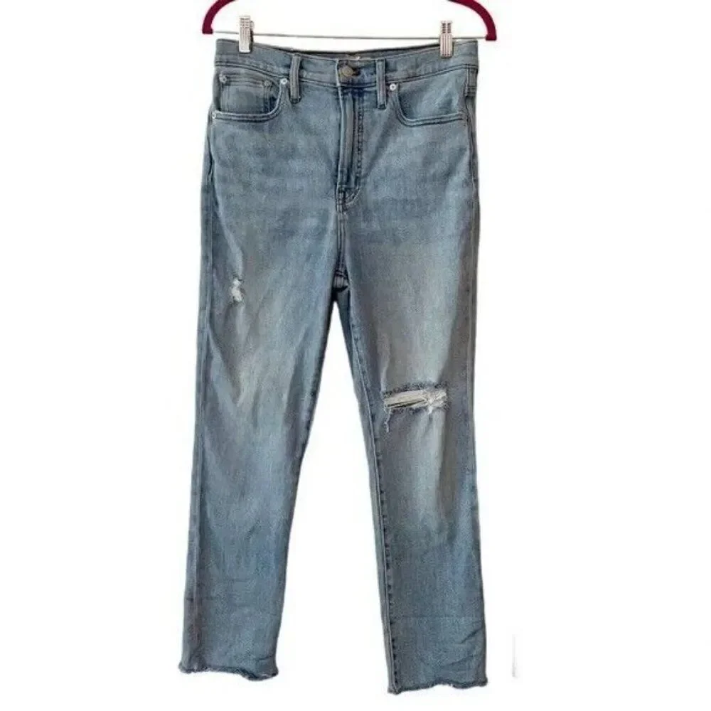 Madewell The Perfect Vintage Jean in Coffey Wash Worn-In Edition Size 28 MC492‎